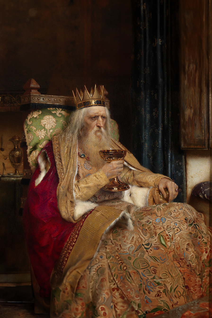 Illustration zur Ballade «Der König in Thule»