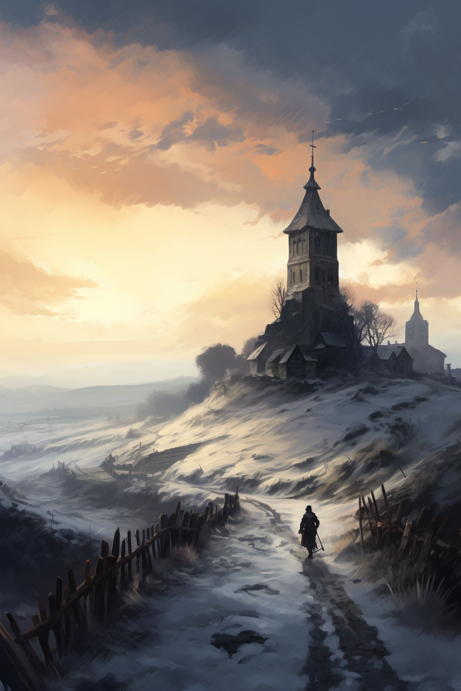 Illustration zur Ballade «Wintermorgen»